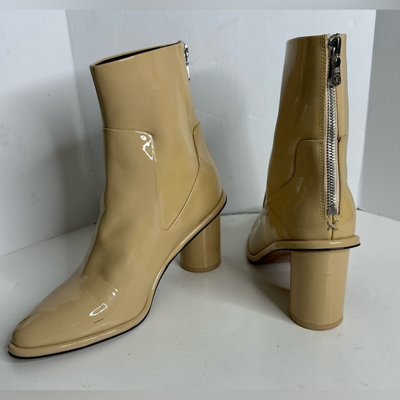 rag & bone Wiley High Booties Size 7 Stones Beige $475. Zip Back Ankle Boot PICS - Picture 7 of 13